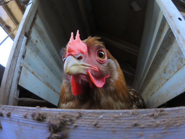kohjiasakawa A webcam is placed in a chicken coop 67eaff55 4143 4ecf b6cd faa50a9b5948